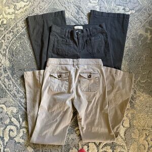 Old Navy Flare Leg Pants - 2 pair